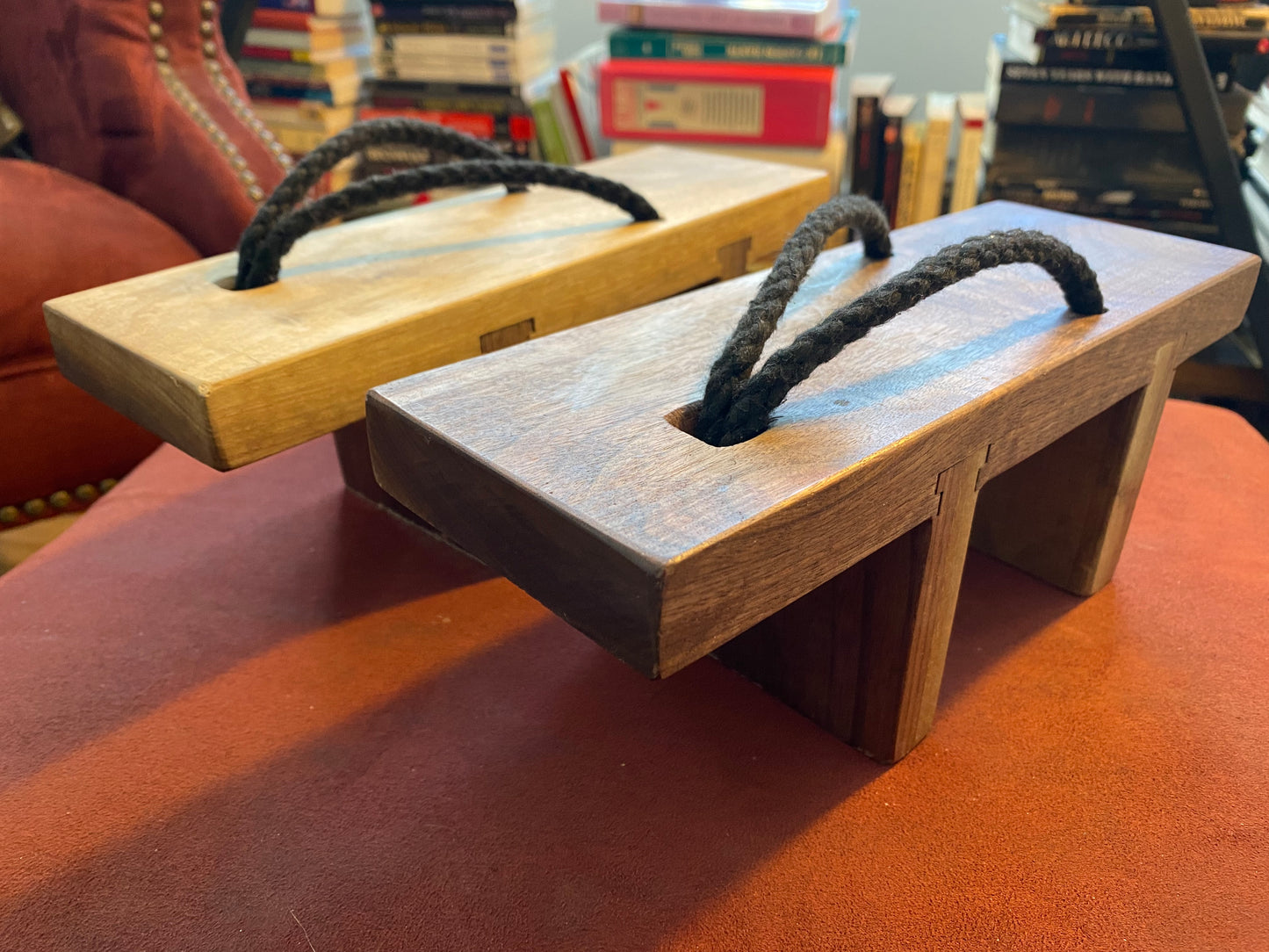 Geta Japonaise, sandale, que du bois, shibari, noyer noir, classique